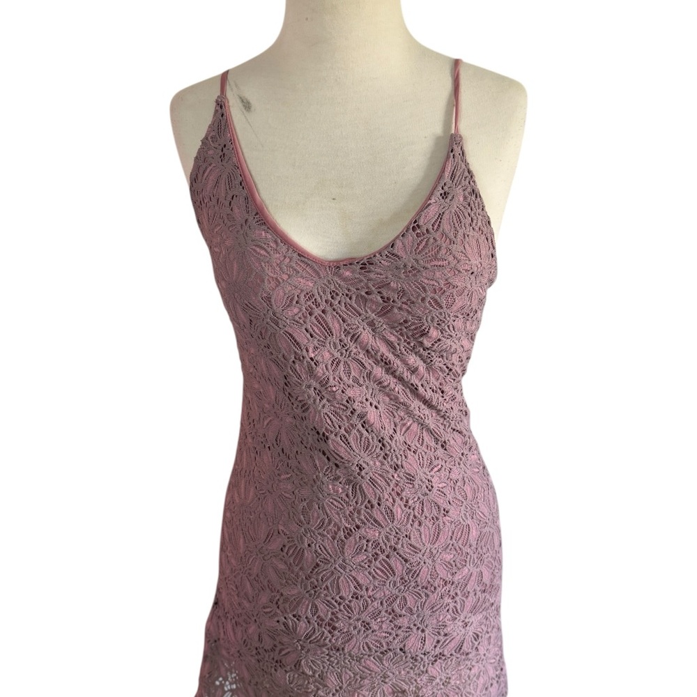 Speechless Pink Lace Mini Dress - Picture 4 of 8